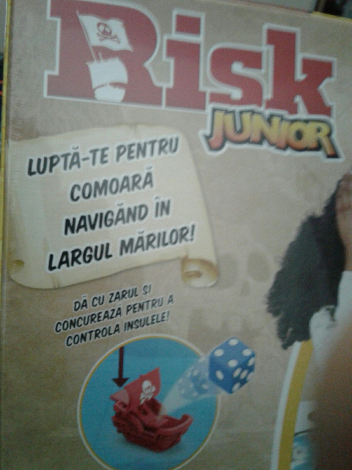 Risk Junior - Lupta pe mare, primul meu joc Risk original Hasbro, nou