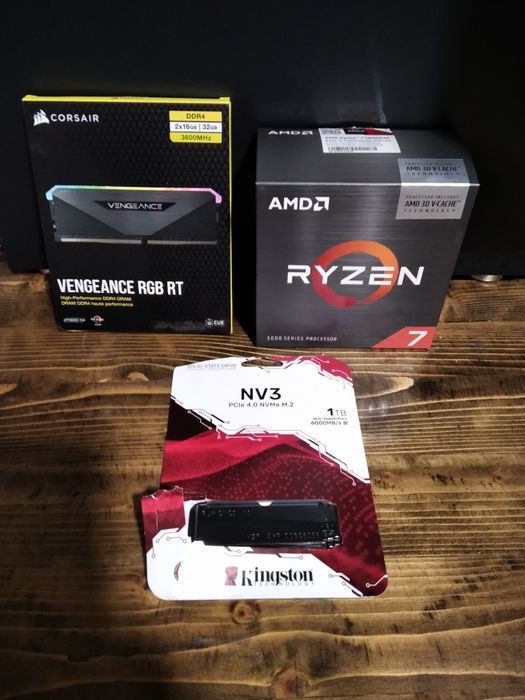 Vand pc Ryzen 7 5800x3d nou