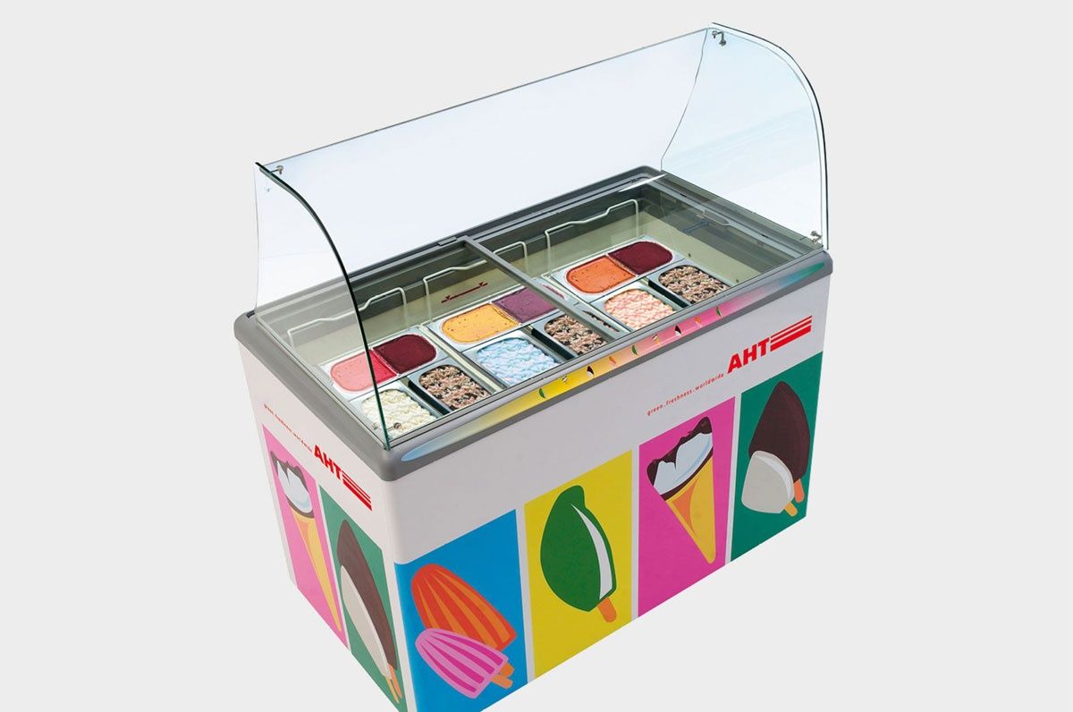 Lada frigorifica înghețată ambalata sau Gelato / AHT Sao Paulo 100 cm