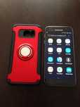 Samsung Galaxy S7 + гумиран, дизайнерски и противоудрен калъф
