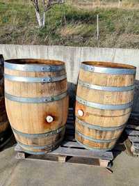 Дъбови бъчви тип Барик 225л - буре за вино, ракия, уиски или декорация