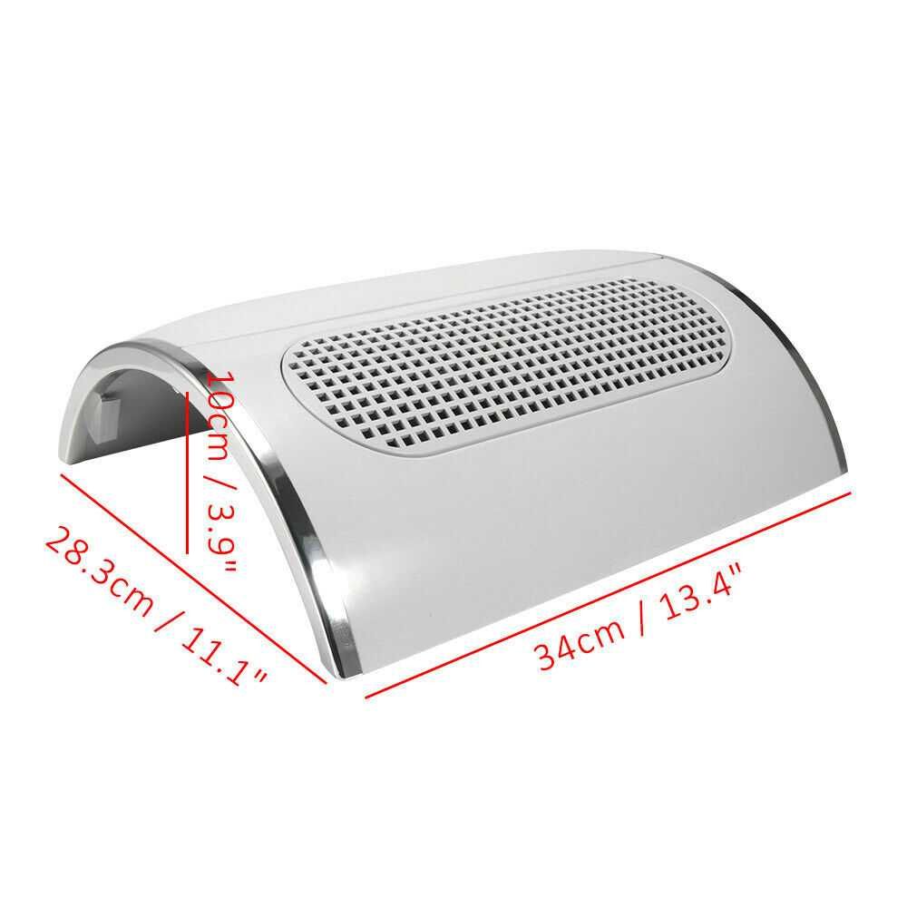 120W мощен, професионален прахоуловител за нокти, маникюр и педикюр.