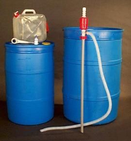 Помпа за източване и преливане на течности(гориво)