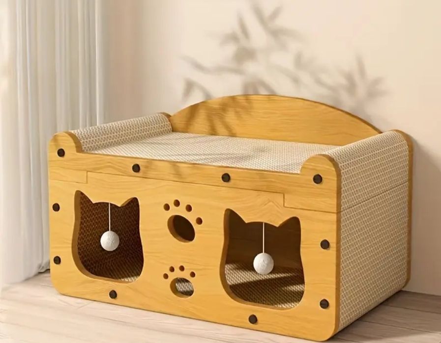 Котешка къща  с драскалка