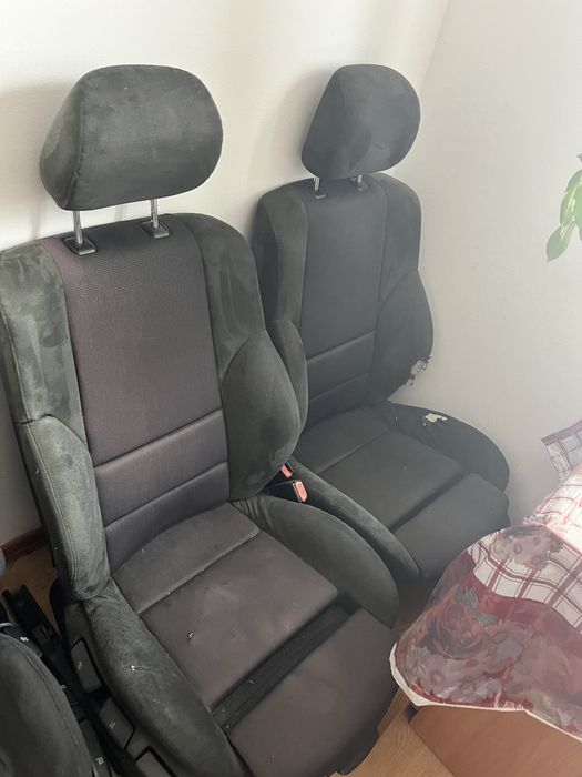Scaune recaro si bancheta alcantara e46 sedan