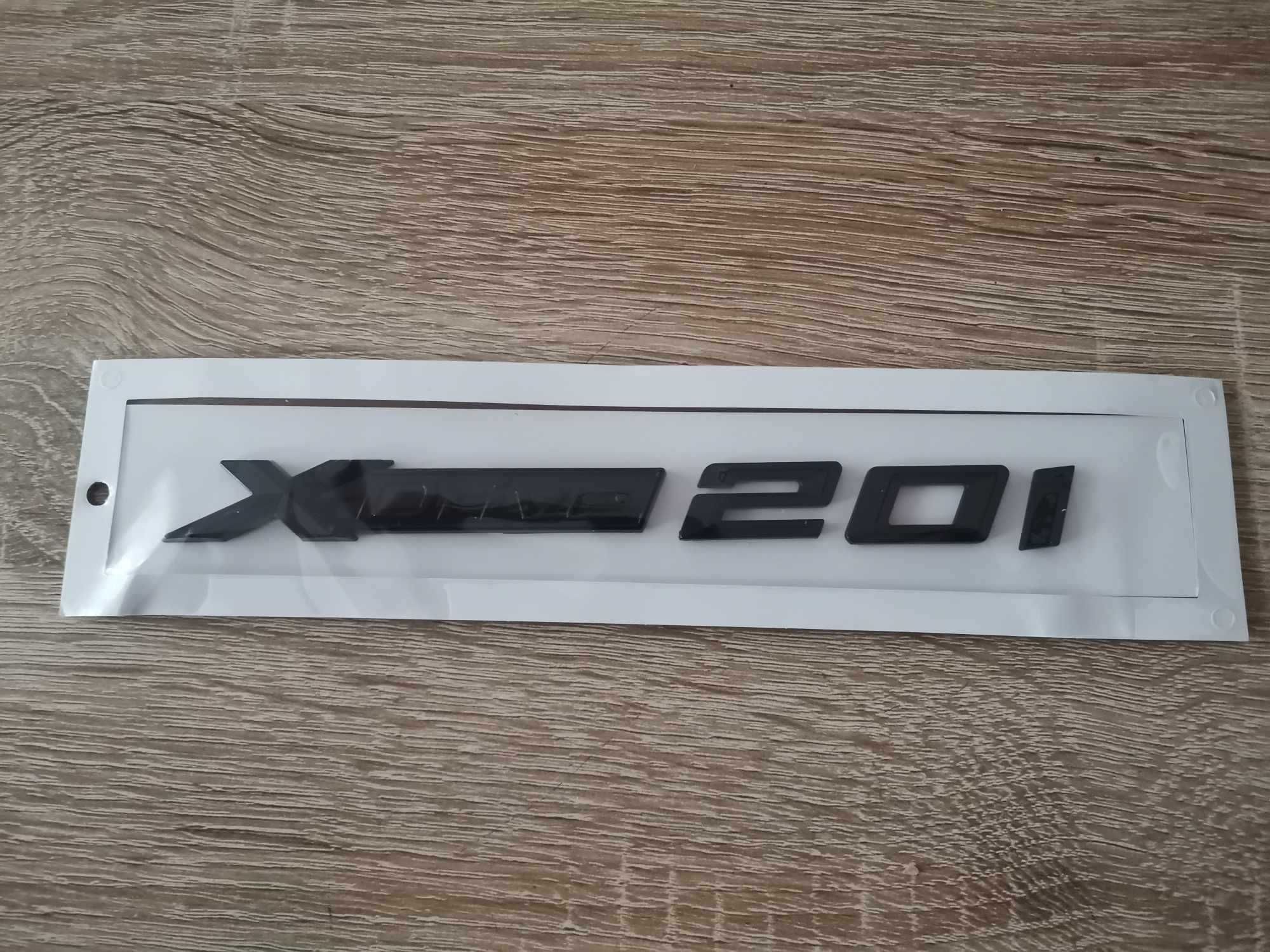 черен надпис BMW Xdrive 20i