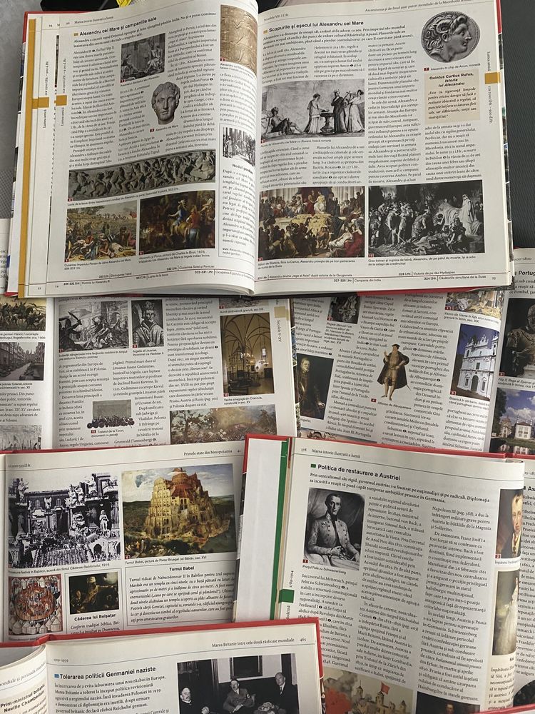 Intreaga colectie "Marea istorie a lumii ilustrata" -7 volume noi