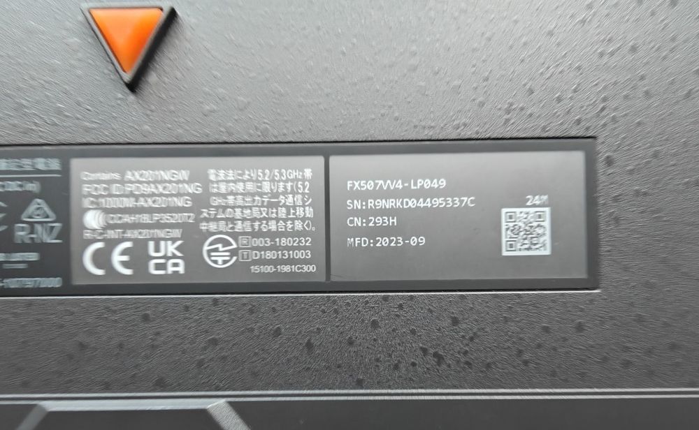 ASUS TUF 15 GAMING (i9/4060/Accept schimb)