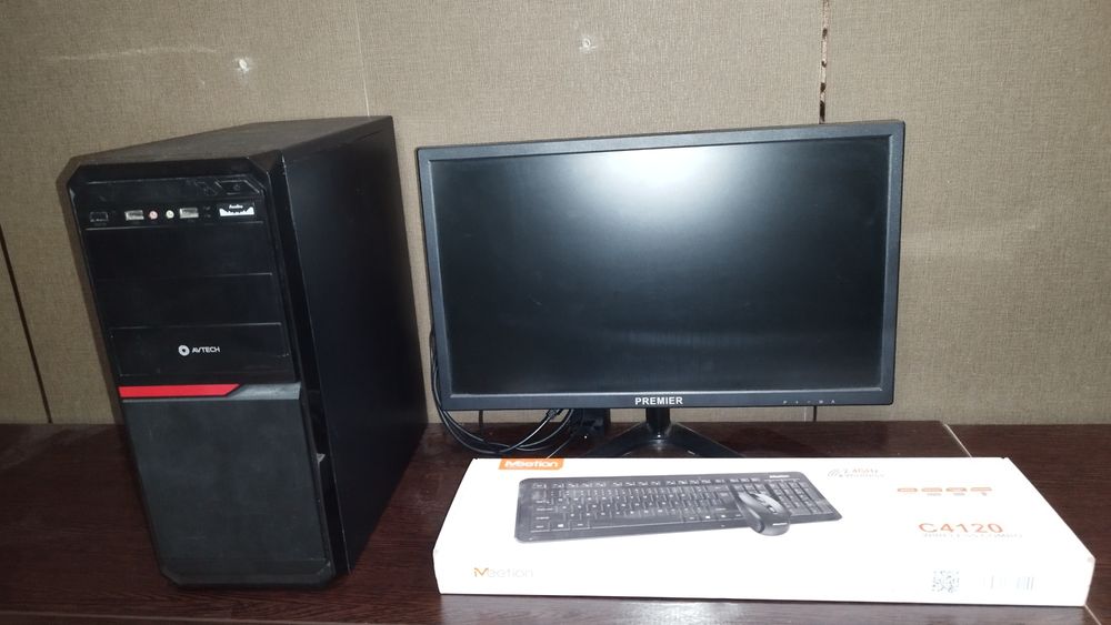 H310 i5-9400 (полный комплект: процессор, монитор, клавиатура+мышь)