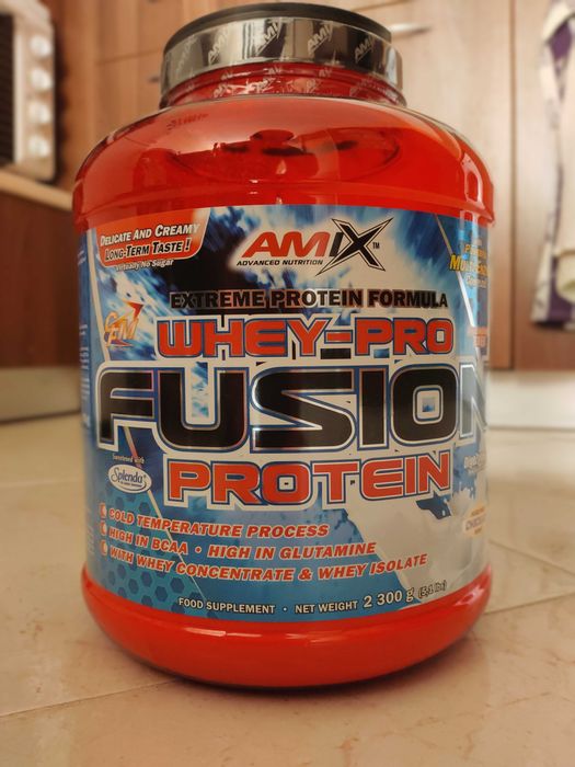 ТОП - Протеин - AMIX Whey Pure Fusion - 2.3кг - Шейкър