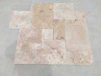Travertin French Pattern Set 1,2 cm