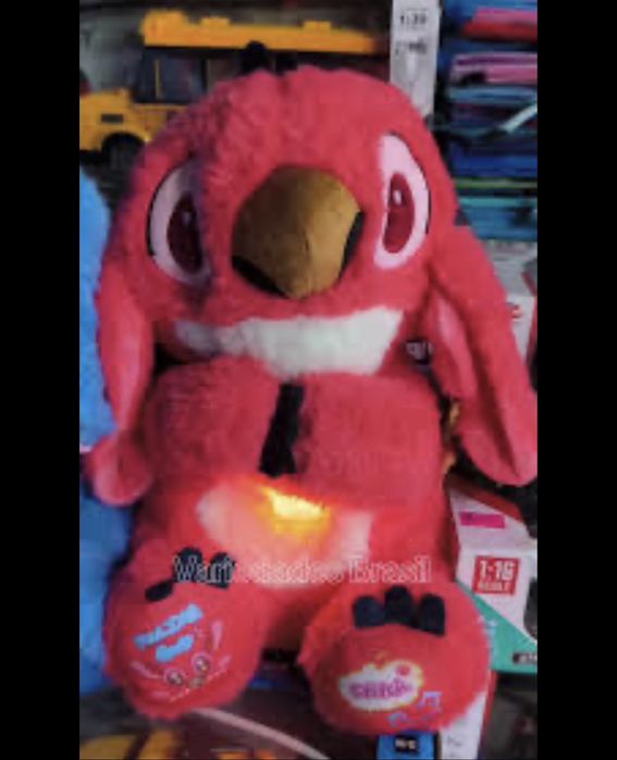 Дишащ Стич, интерактивна Дишаща/Музикална/Светеща плюшена играчка