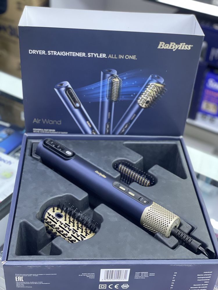 BaByliss Air Wand 3 in 1, фен, фен расческа