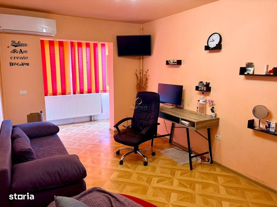Apartament 2 camere semidecomandat etaj 4 Zona Girocului
