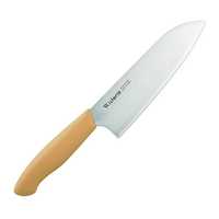 Кухненски нож Fuji Cutlery Santoku FC-682 Wisteria - жълт