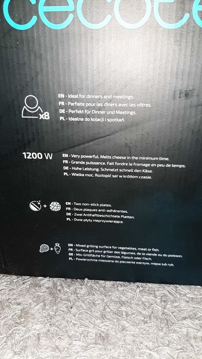 Grătar electric Cecotec Grill