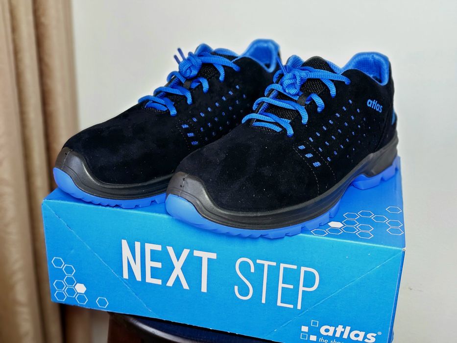 Atlas SL 40 Blue ESD – Pantofi de protecție noi, cu etichetă și cutie