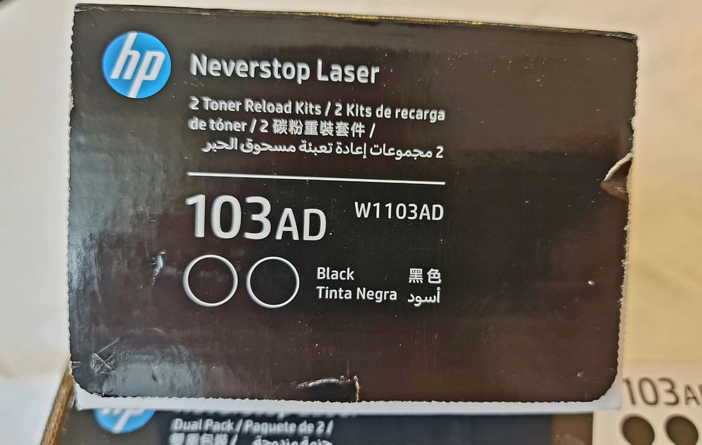 Toner HP Reload Kit 103AD, dual pack x 2, Negru
