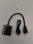 Преходник HDMI to VGA с аудио и без