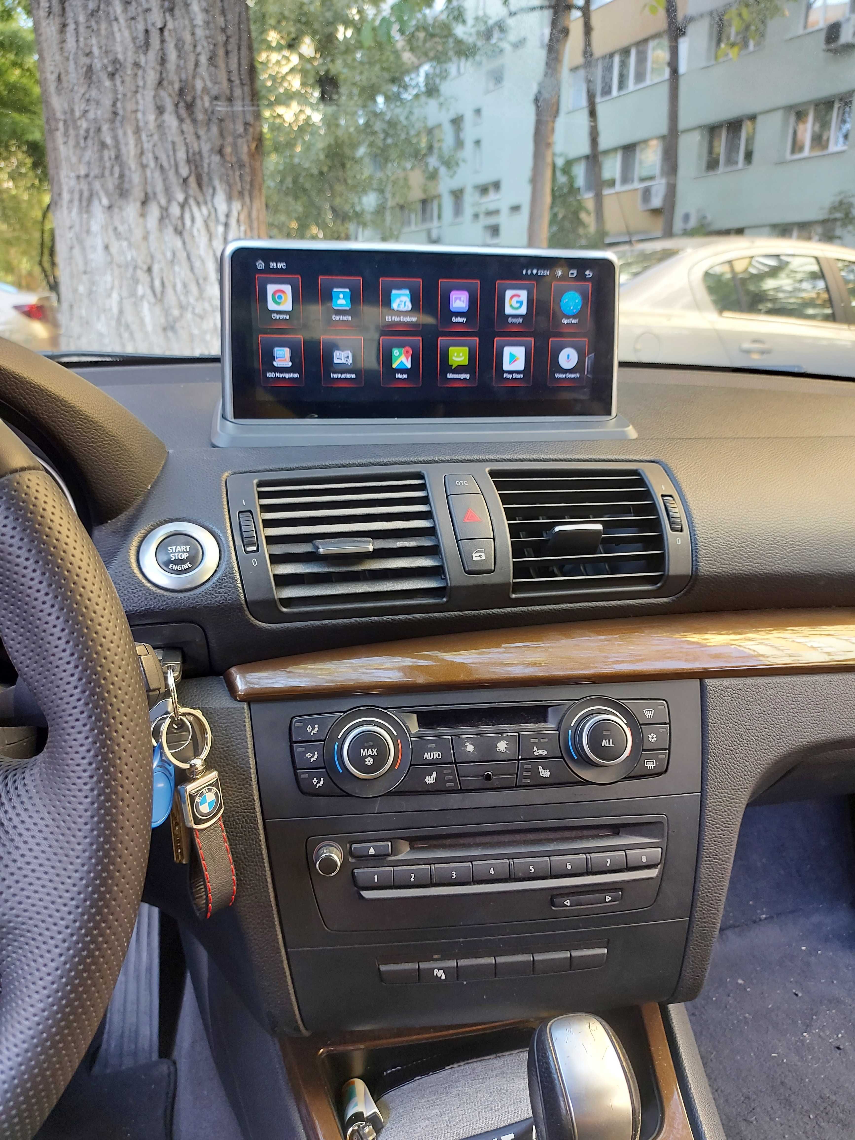 Navigatie android Carplay BMW seria 1 e87 YouTube Waze GPS