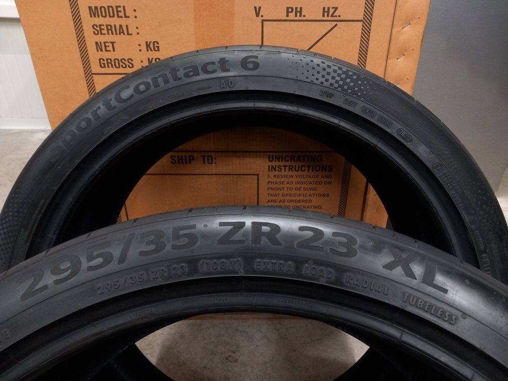 295/35ZR23,285/35R23,315/30R22,315/30ZR21,265/35R21 по 2бр.Continental