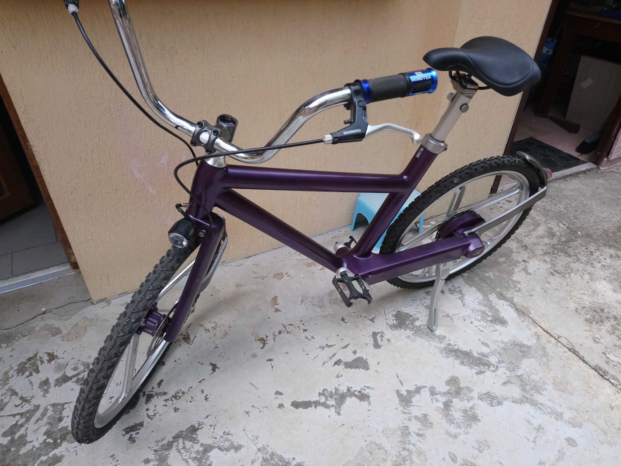 Bicicleta cu transmisie pe cardan