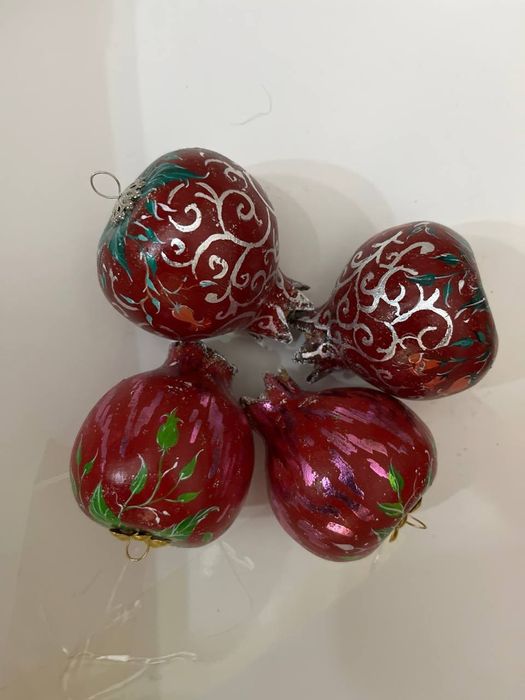 Елочные игрушки ручной росписи