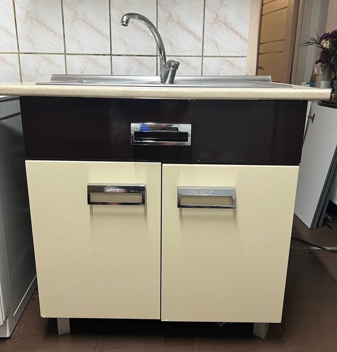 Masca bucatarie cu chiuveta si baterie