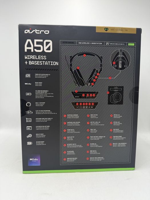 Casti Astro A50 + Base Station Wireless Xbox Mac Windows Sigilate G