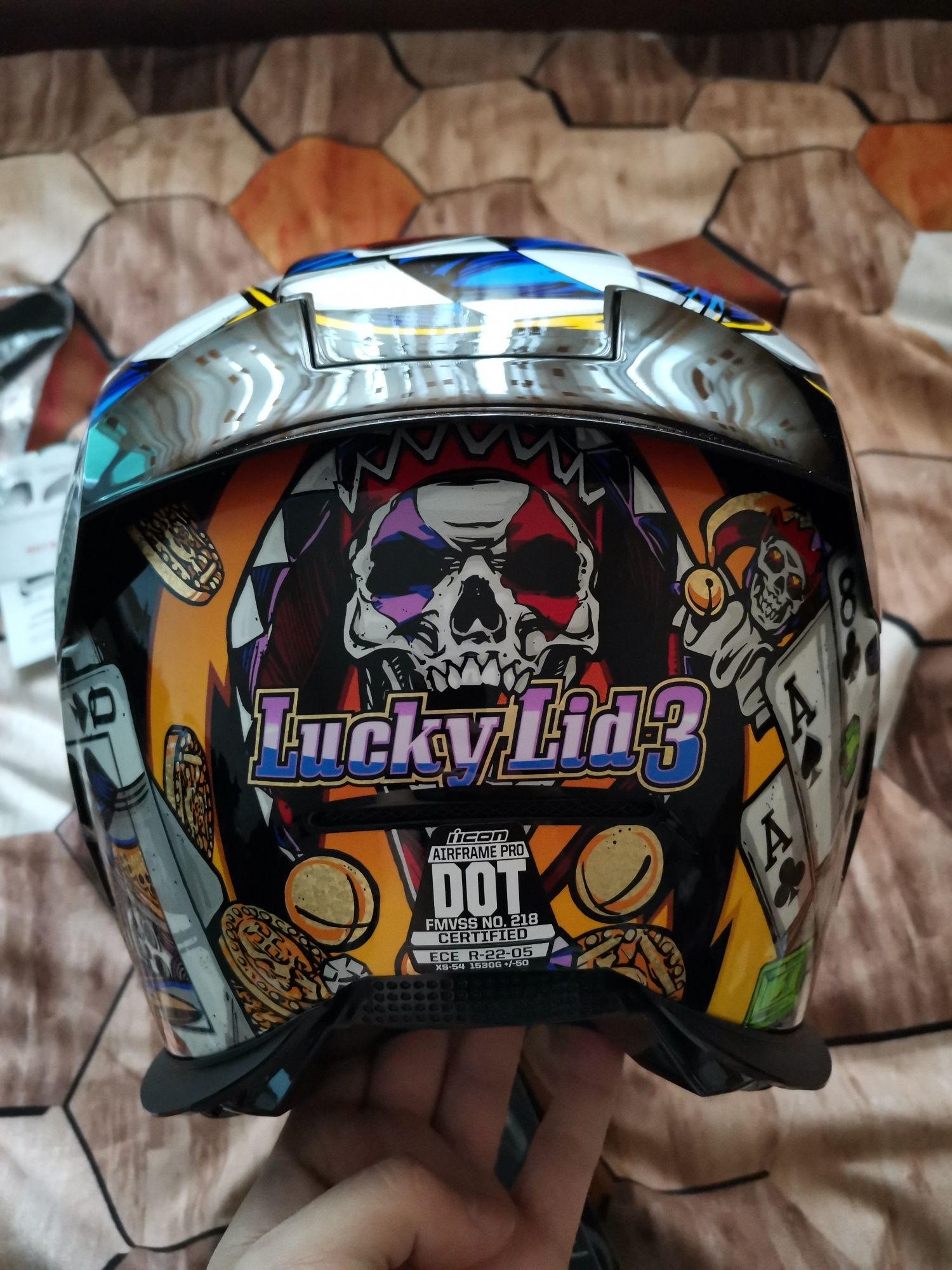 Каска за мотор Icon Airframe Pro - Lucky Lid 3