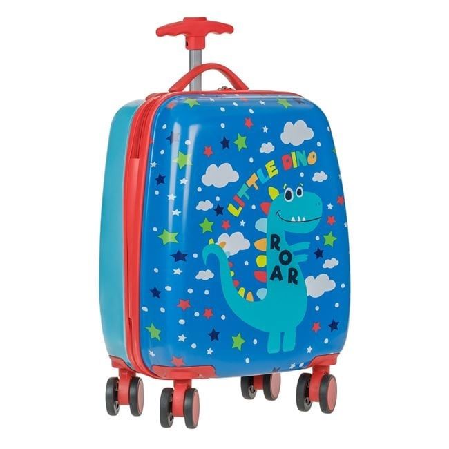 Детски куфар с динозавър-32x21x47 см./детски куфар на колелца