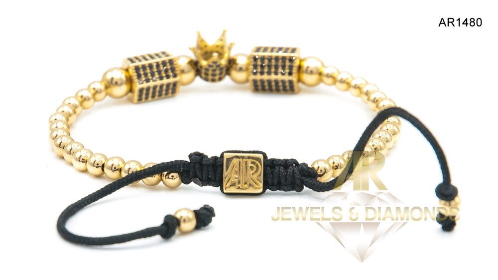 Bratara Aur 14 K Crown Collection ARJEWELS(AR1480)