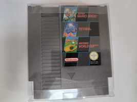 Super Mario Bros., Tetris, Nintendo World Cup NES PAL - Original