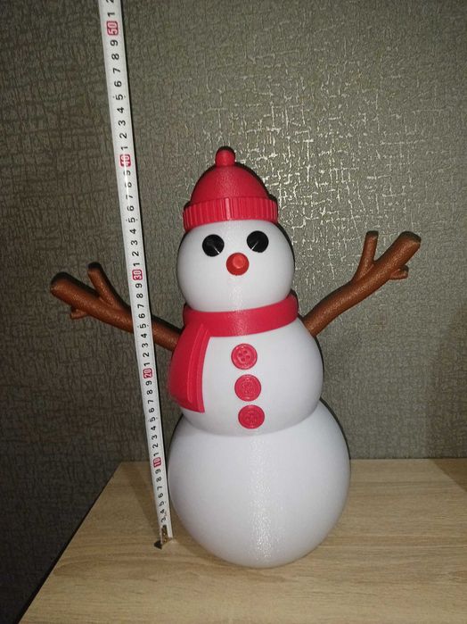 Снеговик новогодний декор