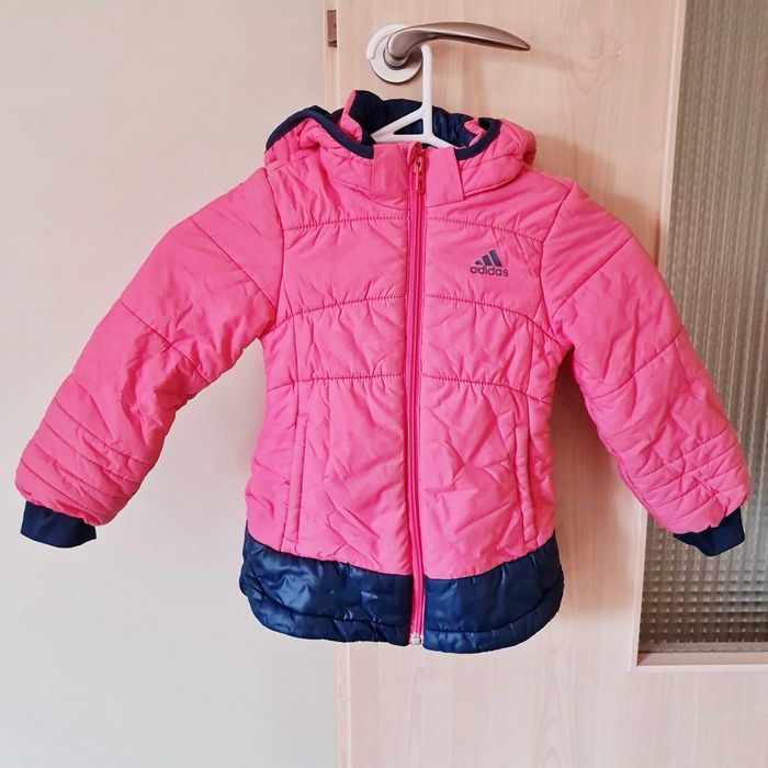 Geaca Adidas usoara roz pt fete 3-4 ani 104