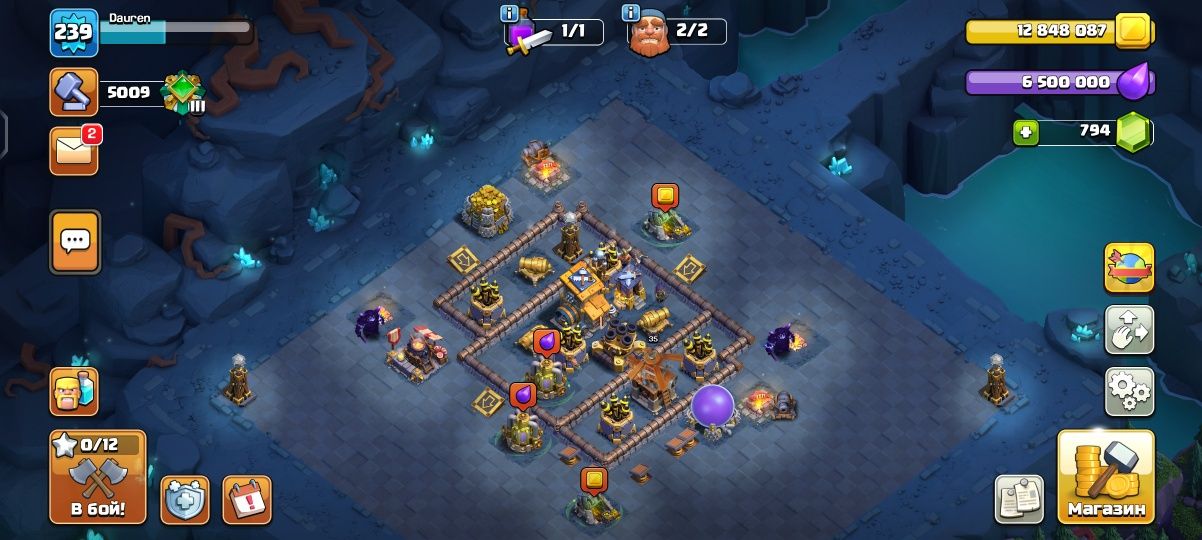 Продам аккаунт CLASH of CLANS 12 жылдық аккаунт