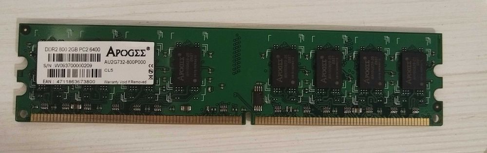 ОЗУ DDR2 2 ГБ Apogee PC2-6400