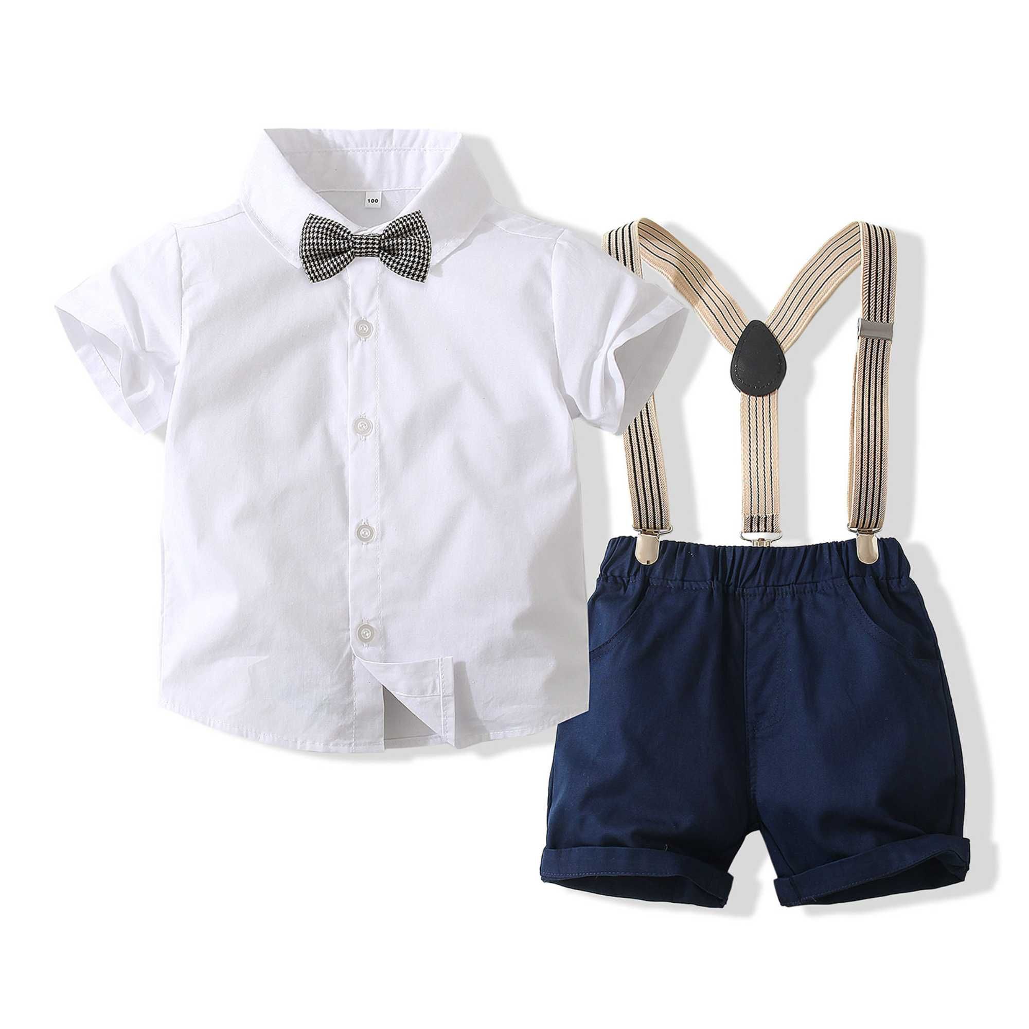 Costum elegant baieti, de vara, 3 piese, 1 - 4 ani, diverse modele