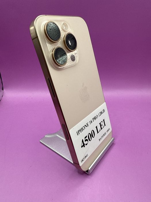 Iphone 16 Pro 128gb baterie 100 •Matei Amanet Crangasi•18218