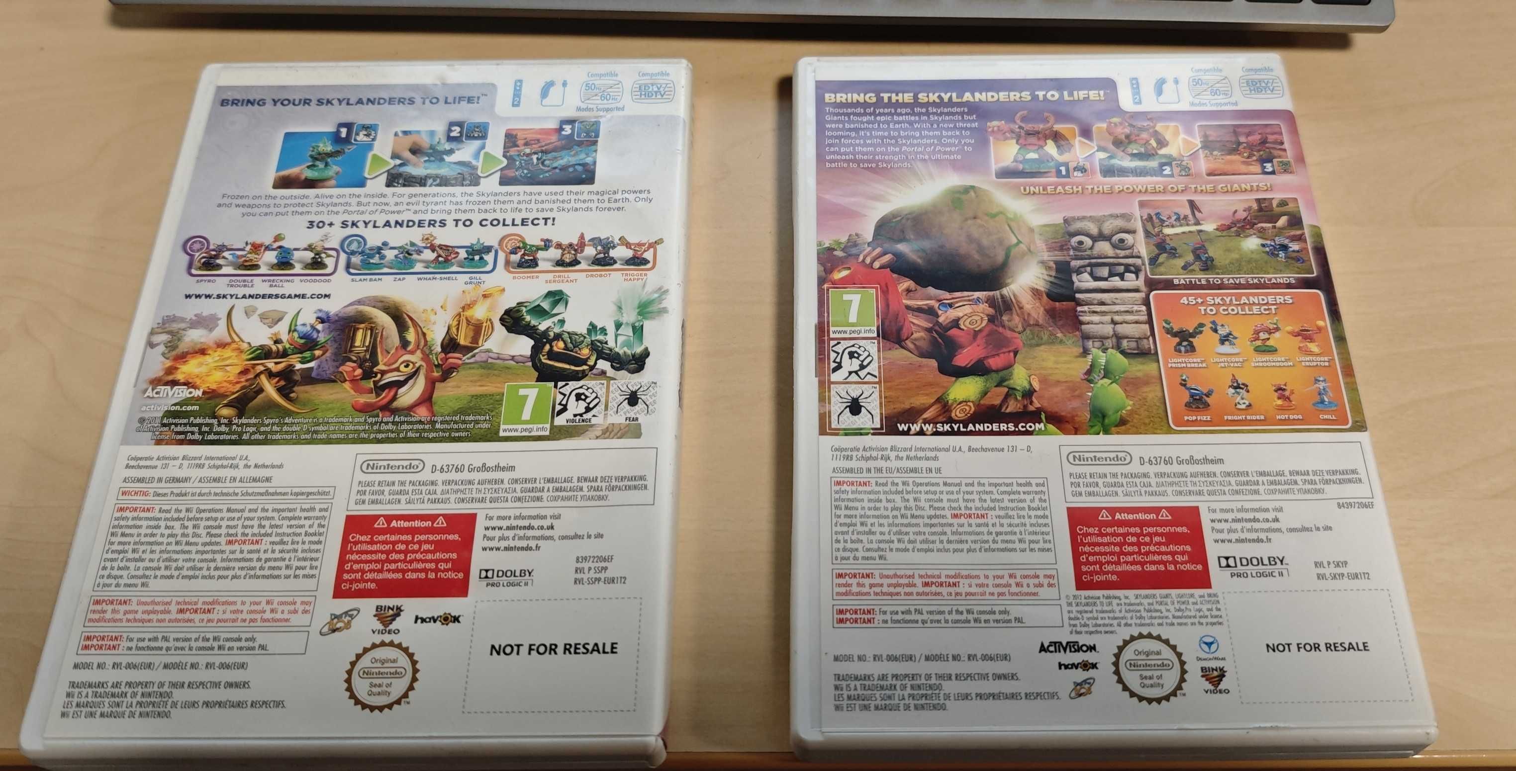 Игри Skylanders за Nintendo Wii