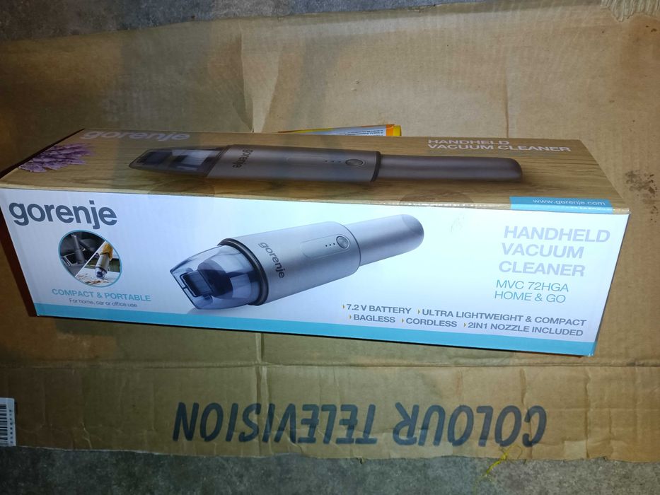 Оригинал безжична прахосмукачка Gorenje MVC72HGA - неразпечатвана
