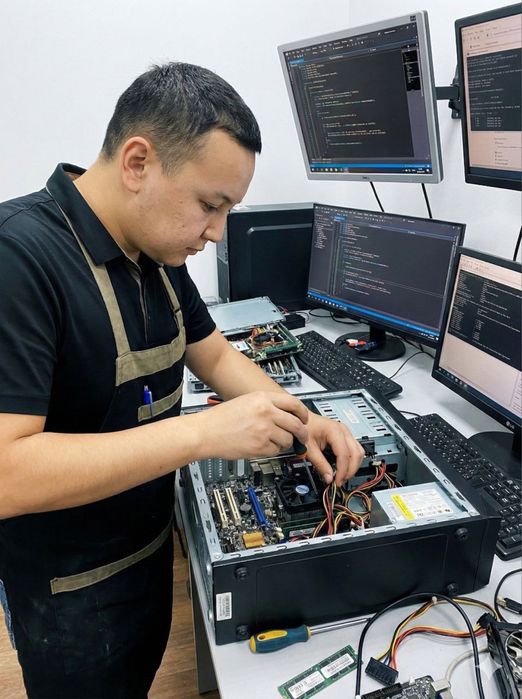 Установка виндовс, чистка ПК, ноутбук