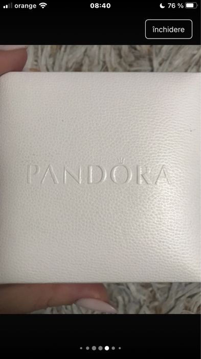 Bratara Pandora gold rose