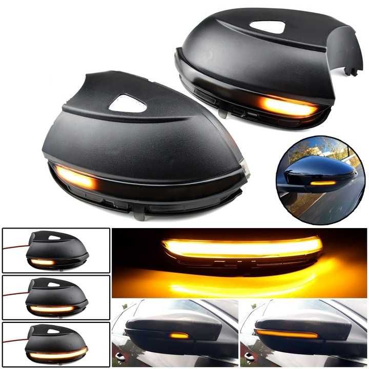 Set semnalizare dinamica pentru oglinzi, cu led, pentru Volkswagen VW