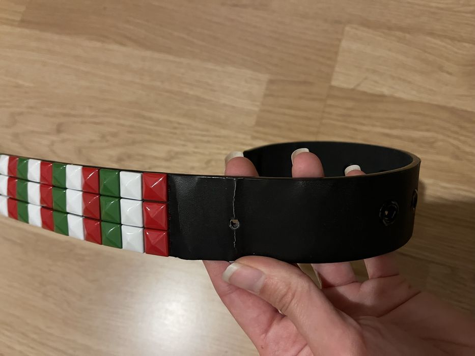 Колан бяло-зелено-червено