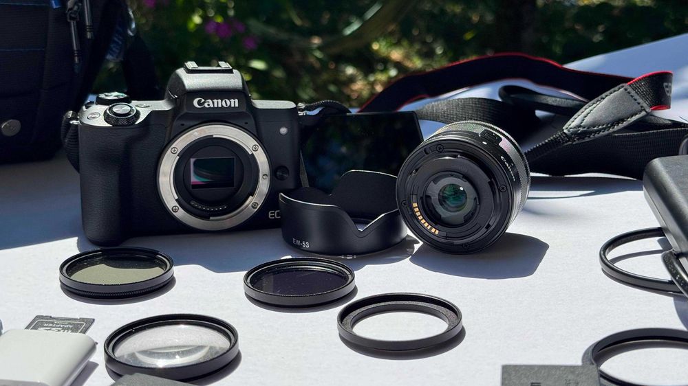 Camera Vlogging Canon EOS M50 Mark II, video 4k, 24.1 MP, Wi-Fi