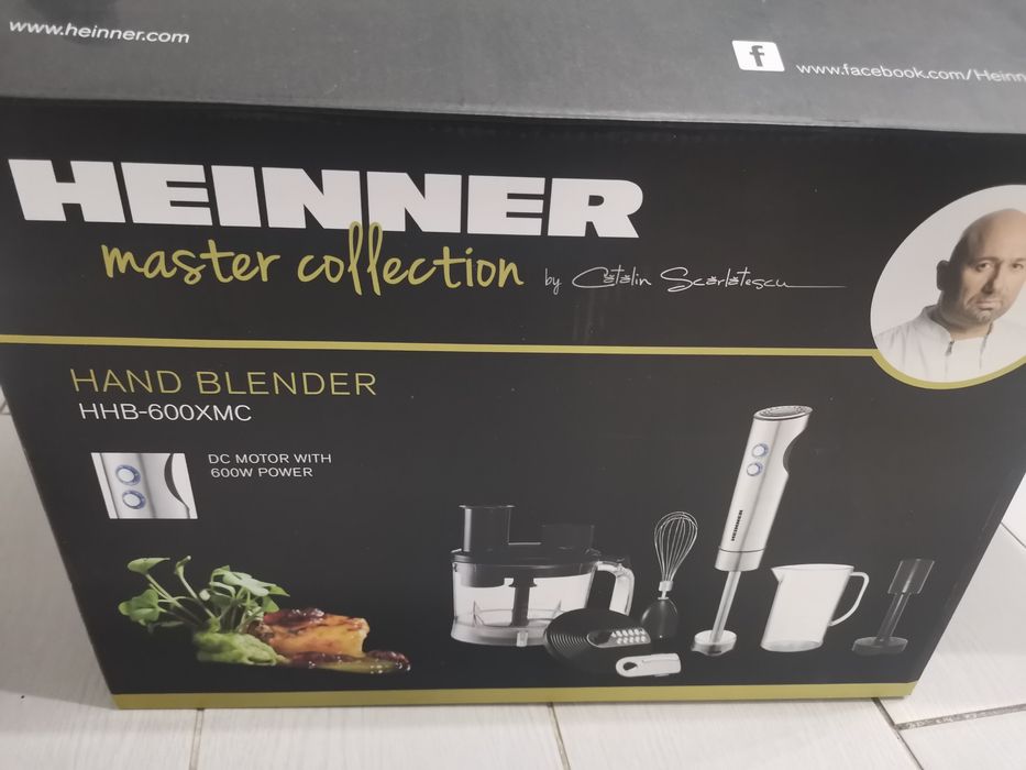 Accesorii Mixer vertical Heinner Master Collection HHB-600XMC, 600 W,