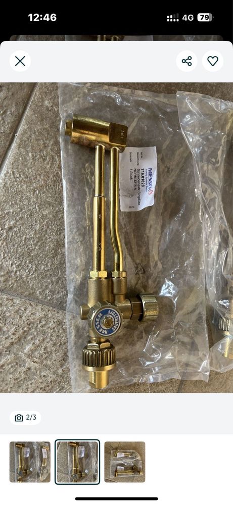 Brener oxigaz CO2 Butelie Argon