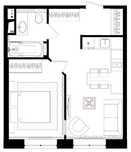 Продам 2/9/9 новостройка, 41 кв.м., коробка, экобазар