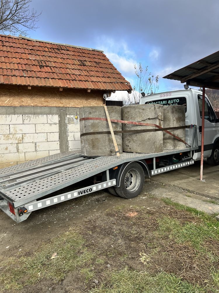 Tractari auto Pitesti Non-Stop, Transport marfa pe platforma,